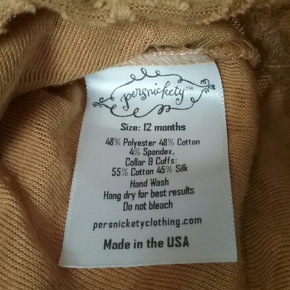 Persnickety | Gold Damask Collared Top - Picture 5 of 6